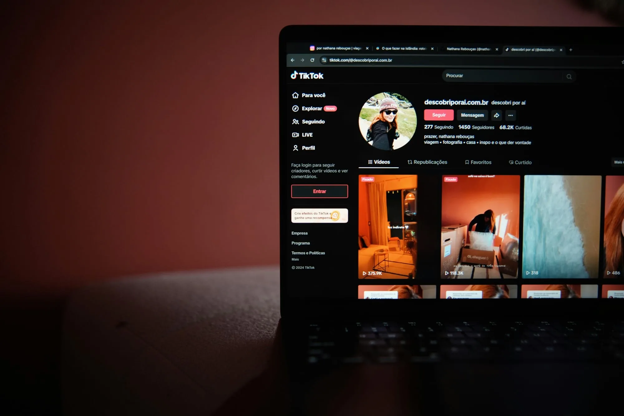 tiktok web