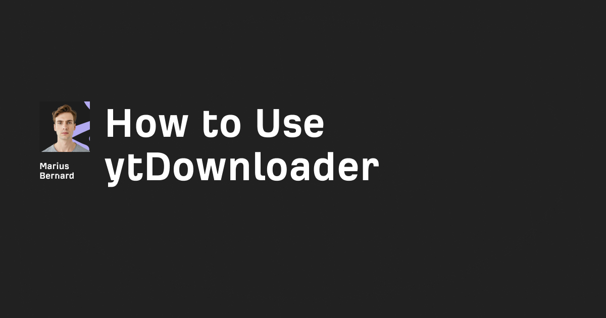 How to Use ytDownloader in 2026