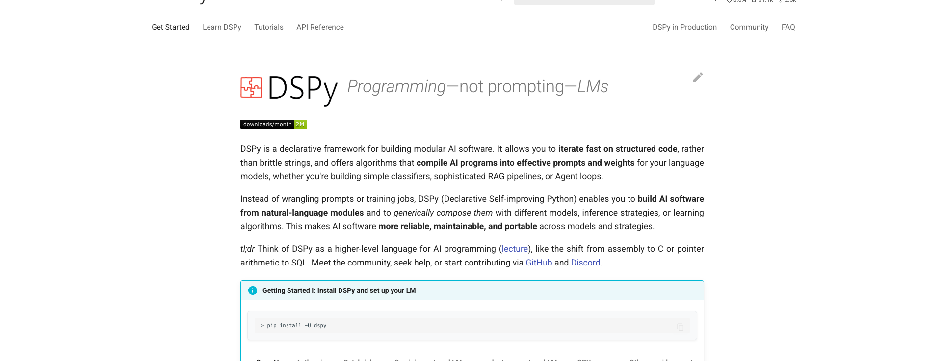 DSPy: Automatic Prompt Optimization