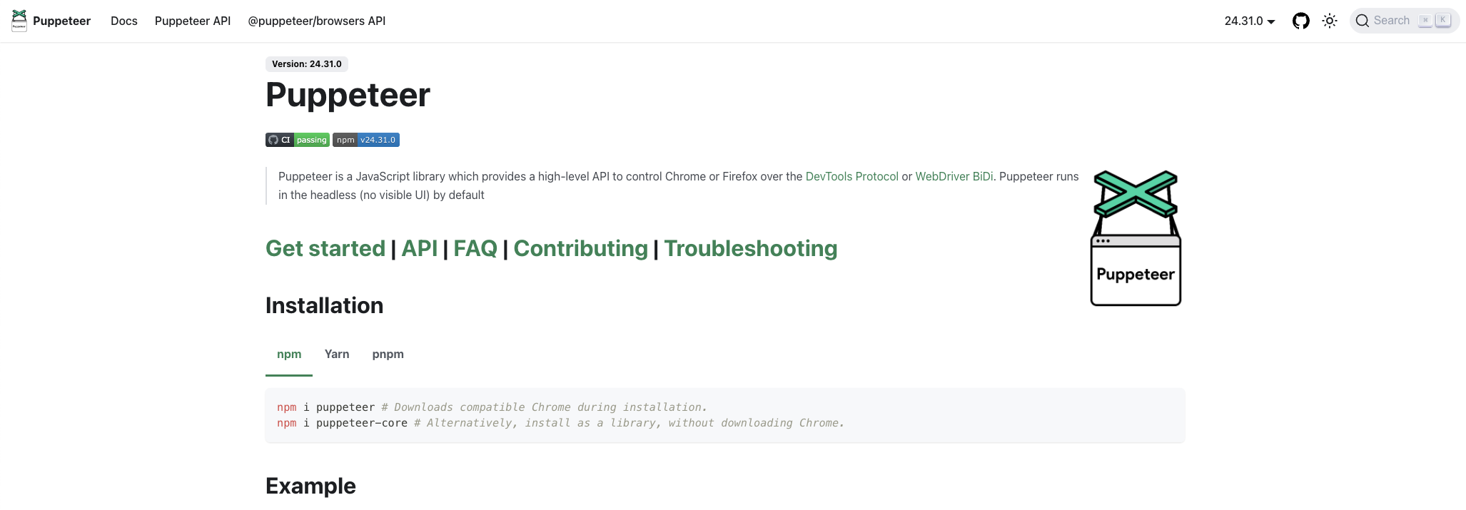 Puppeteer — Best for Chrome-Focused Automation