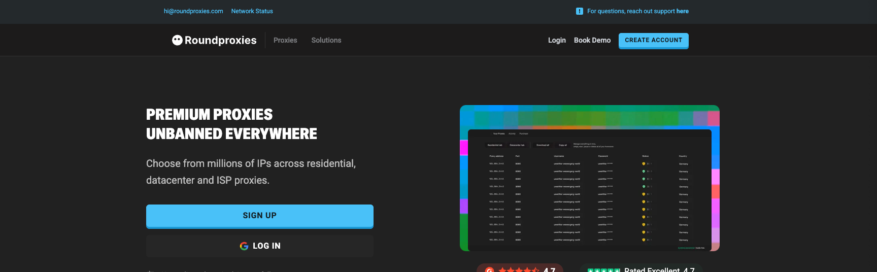 Roundproxies Free Proxy List