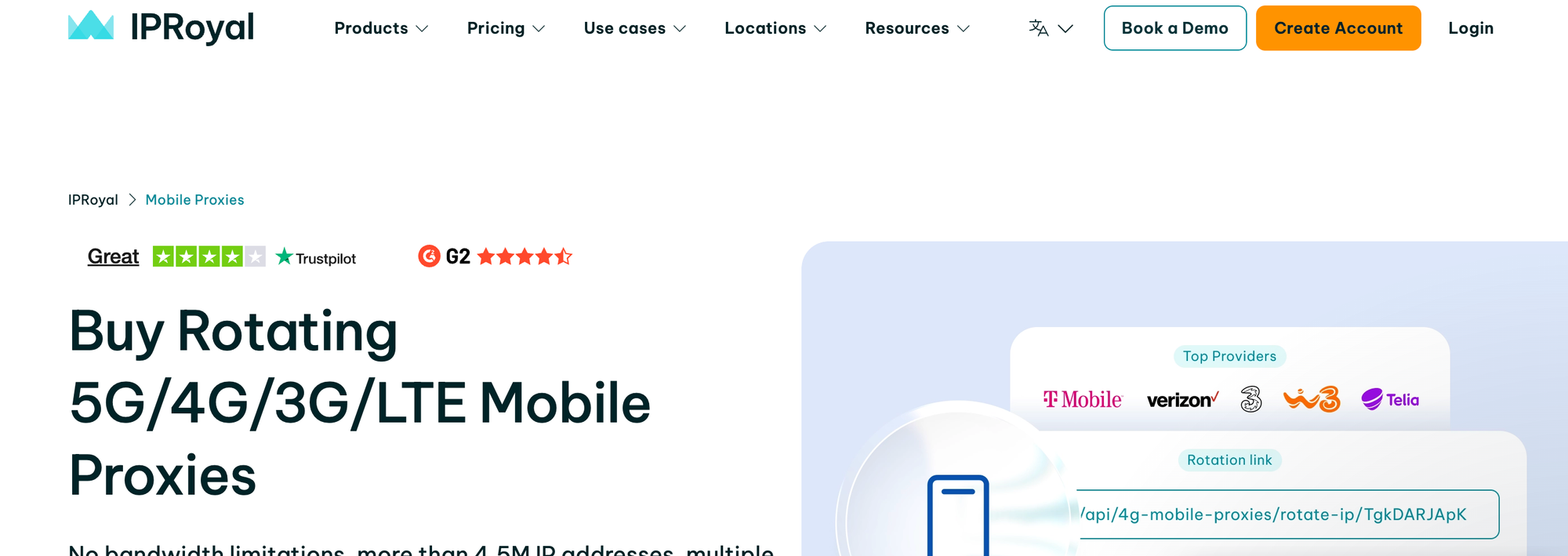 IPRoyal — Best for Unlimited Bandwidth