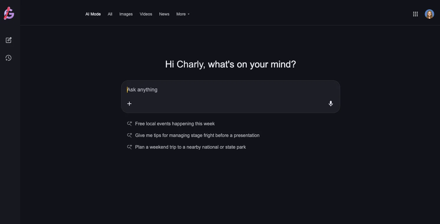 Google Search AI Mode