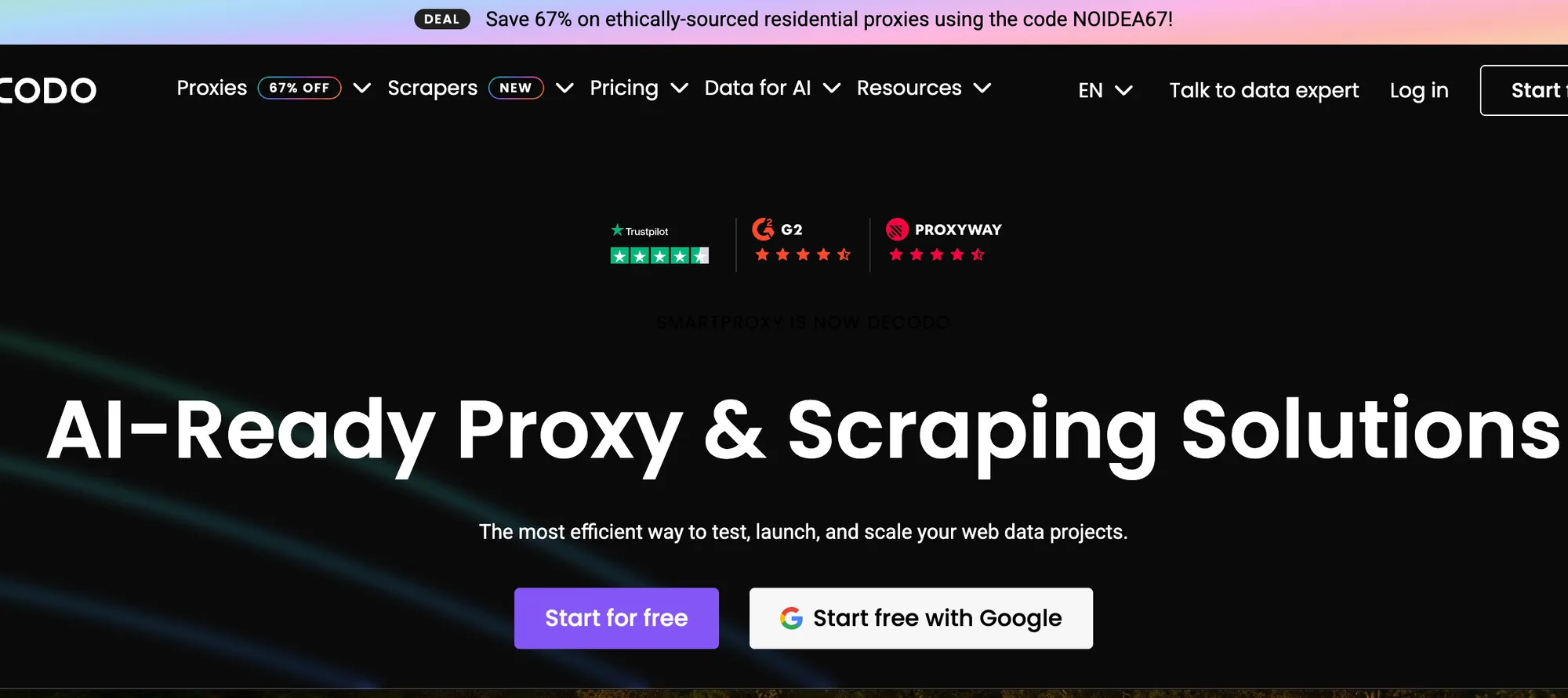 Decodo (formerly Smartproxy)