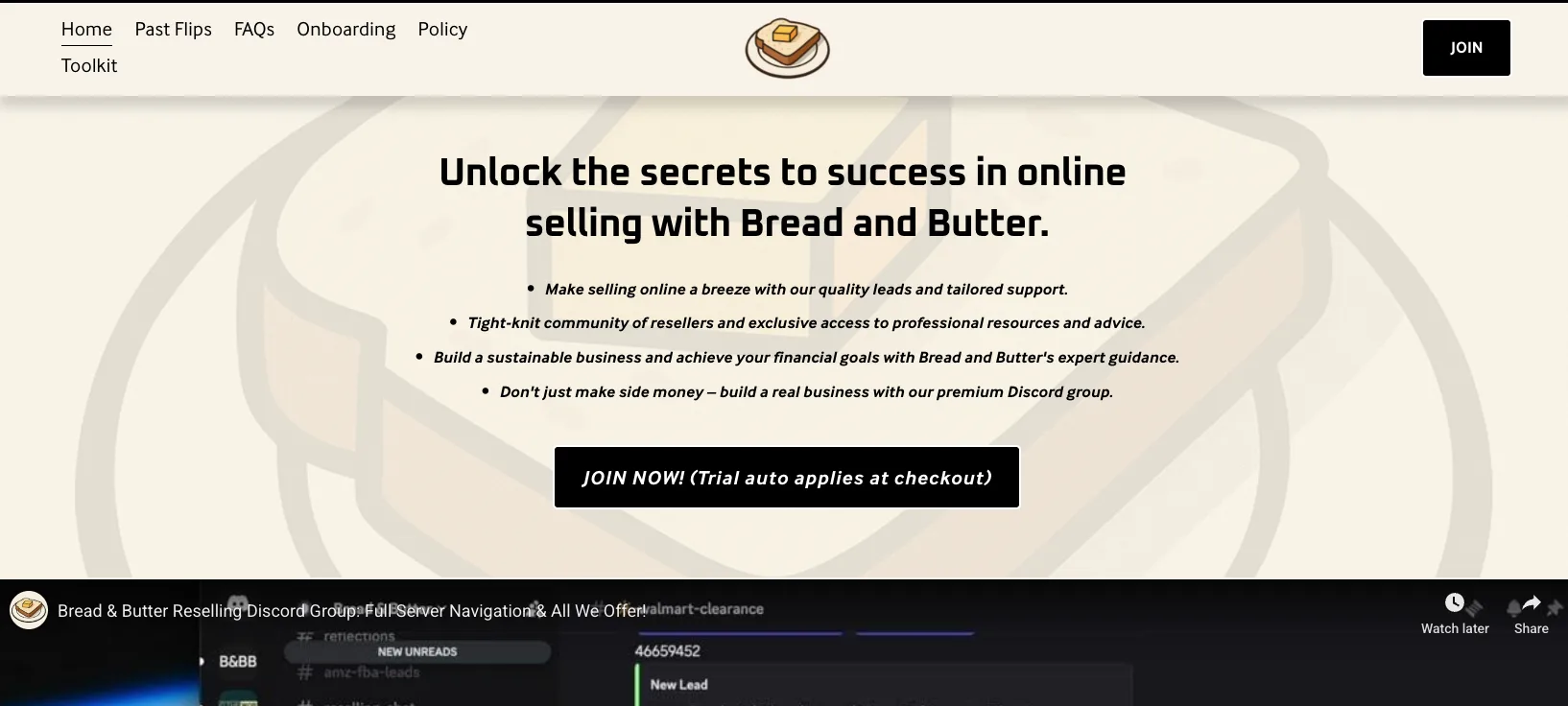 Bread and Butter