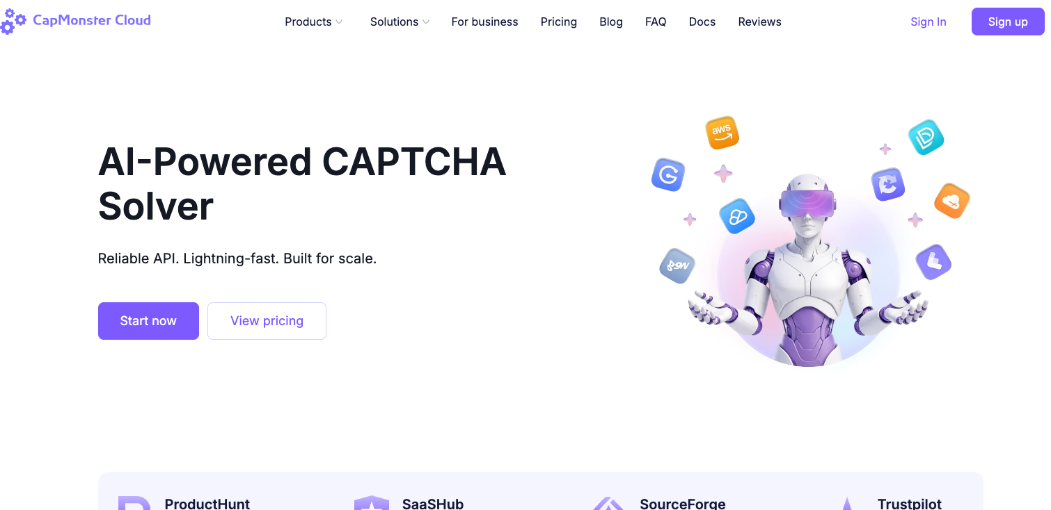 CapMonster Cloud — Cheapest at Scale