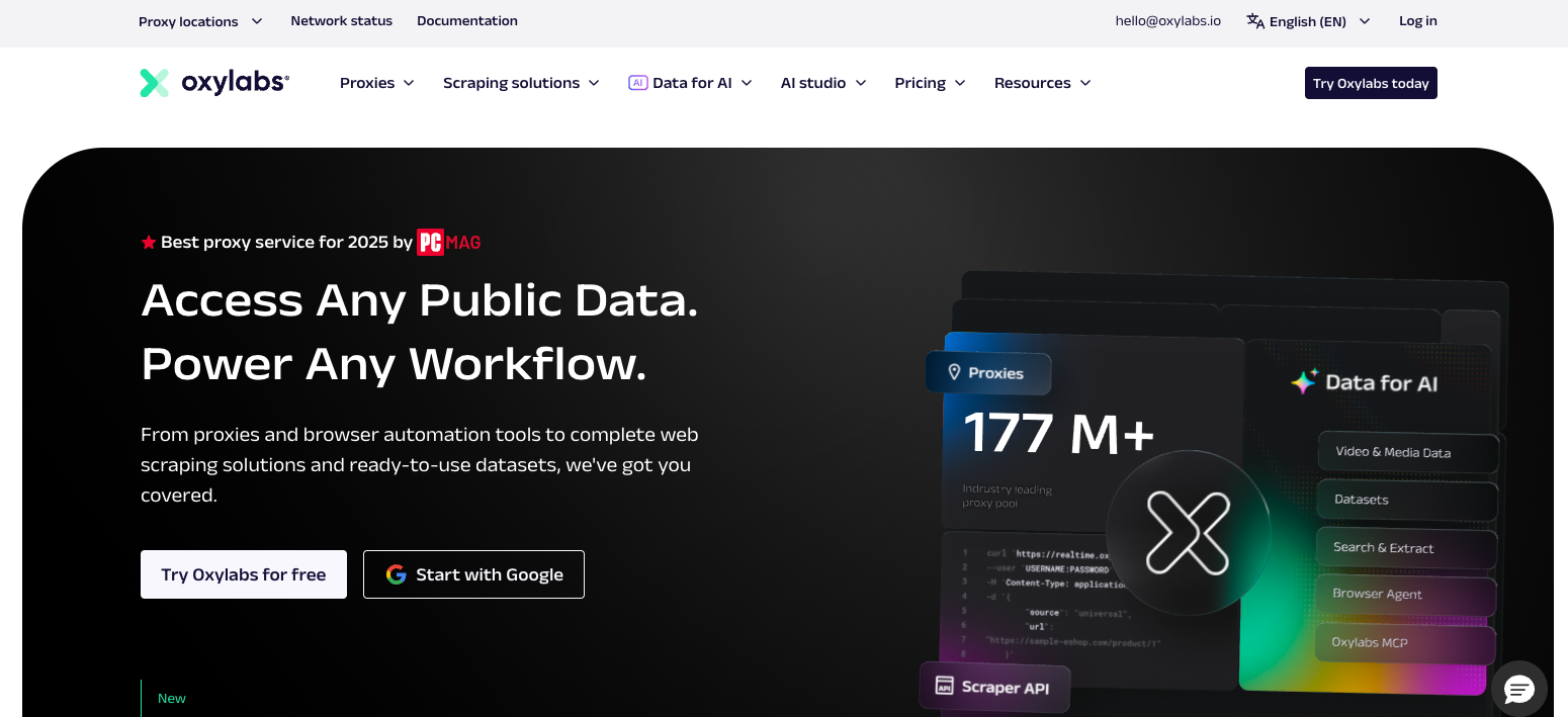 Oxylabs — Best for Large-Scale Operations